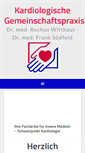 Mobile Screenshot of kardiologie-wuppertal.de